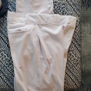 Adult Med Baseball Pants White